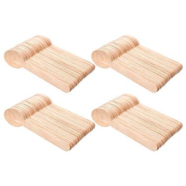 Invero 200 Stück Einweg-Holzlöffel – umweltfreundlich, biologisch abbaubar, vollständig kompostierbar und hygienisch – ideales Besteck für Hochzeiten, Picknicks im Freien, Grillabende und mehr im Sale